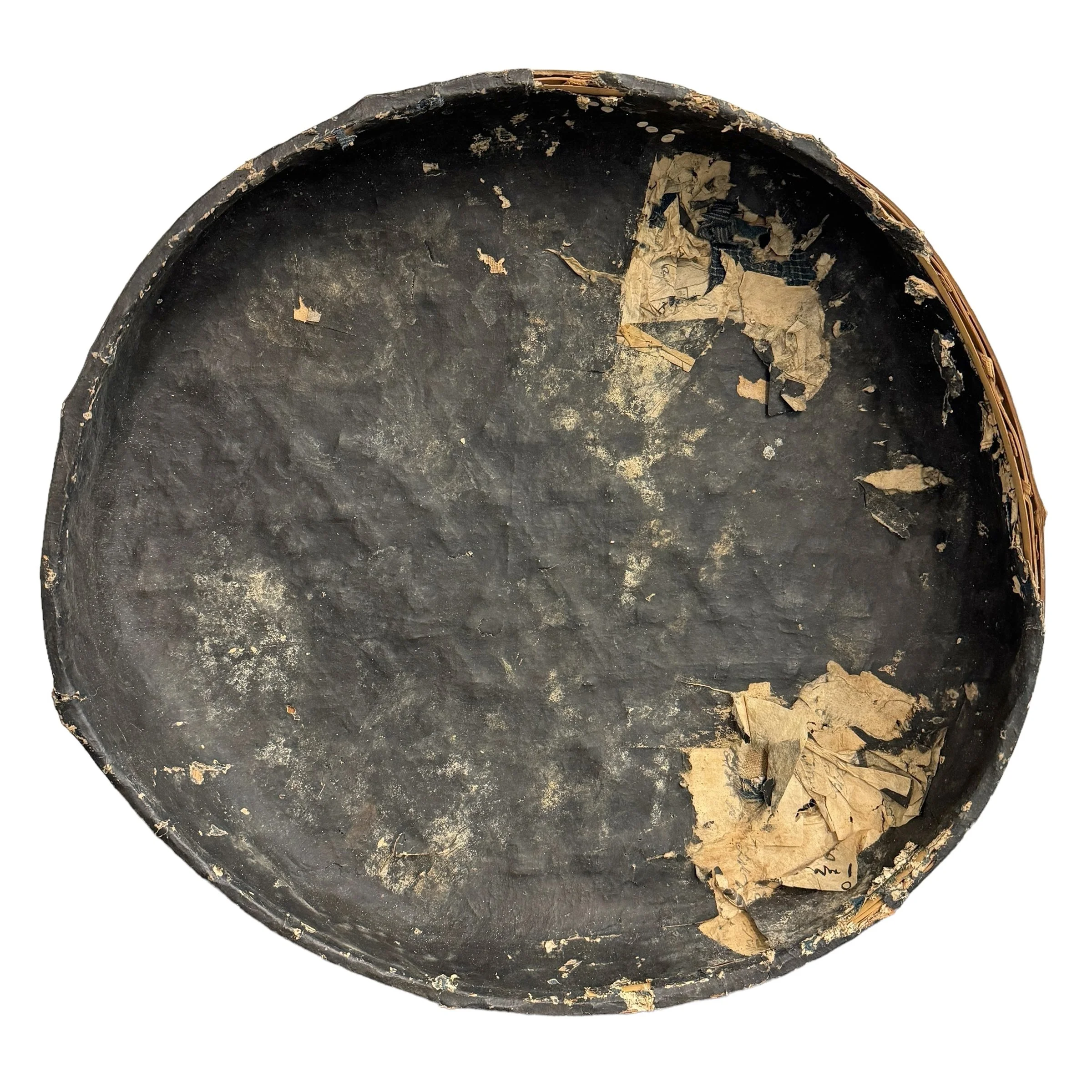 19th Century Japanese Boro Covered Basket — RIGHT | PROPER